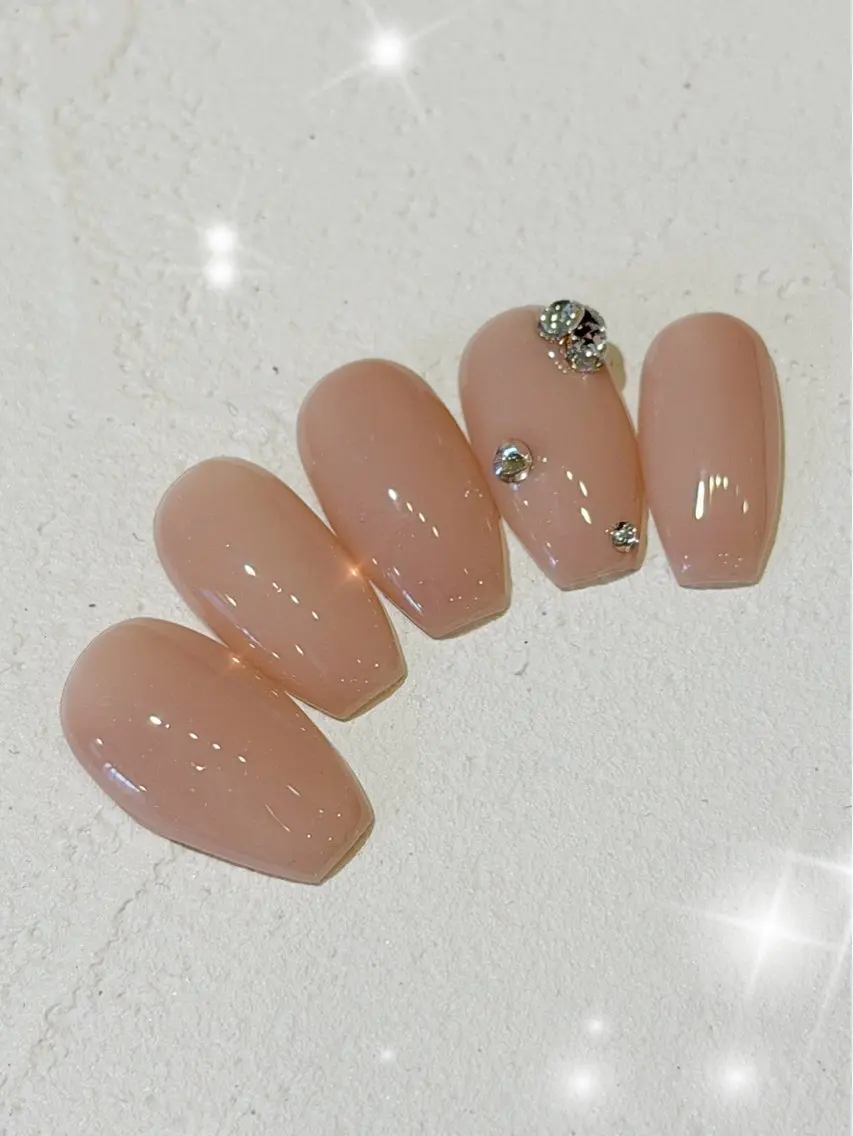 ネイル ピンク ワンホンネイル ハンドネイル Dress Me Nail 鈴木のネイルデザイン