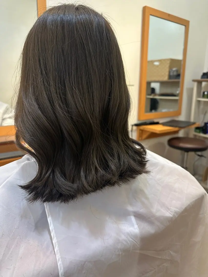 ミディアム カット ヘアカラー トリートメント SHIBUYA／蒲田 tinoのヘアスタイル