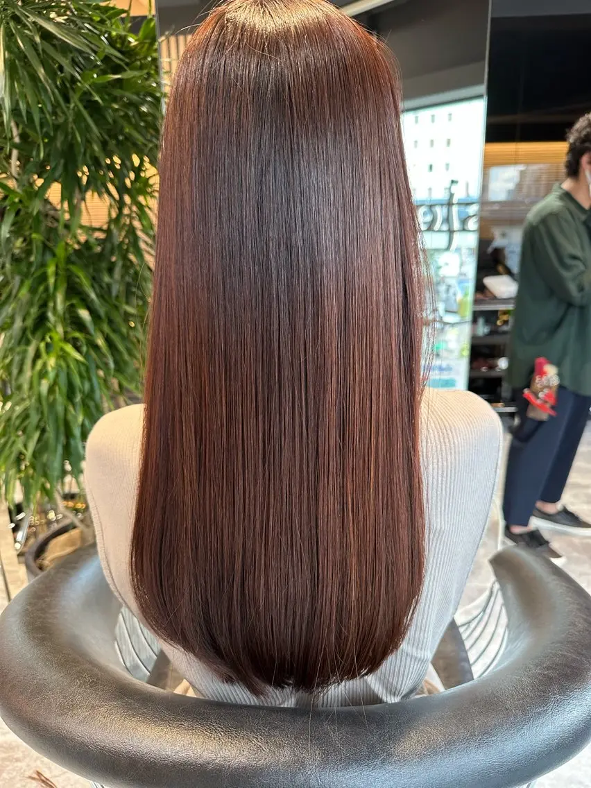 艶カラー×ミネコラトリートメントの写真