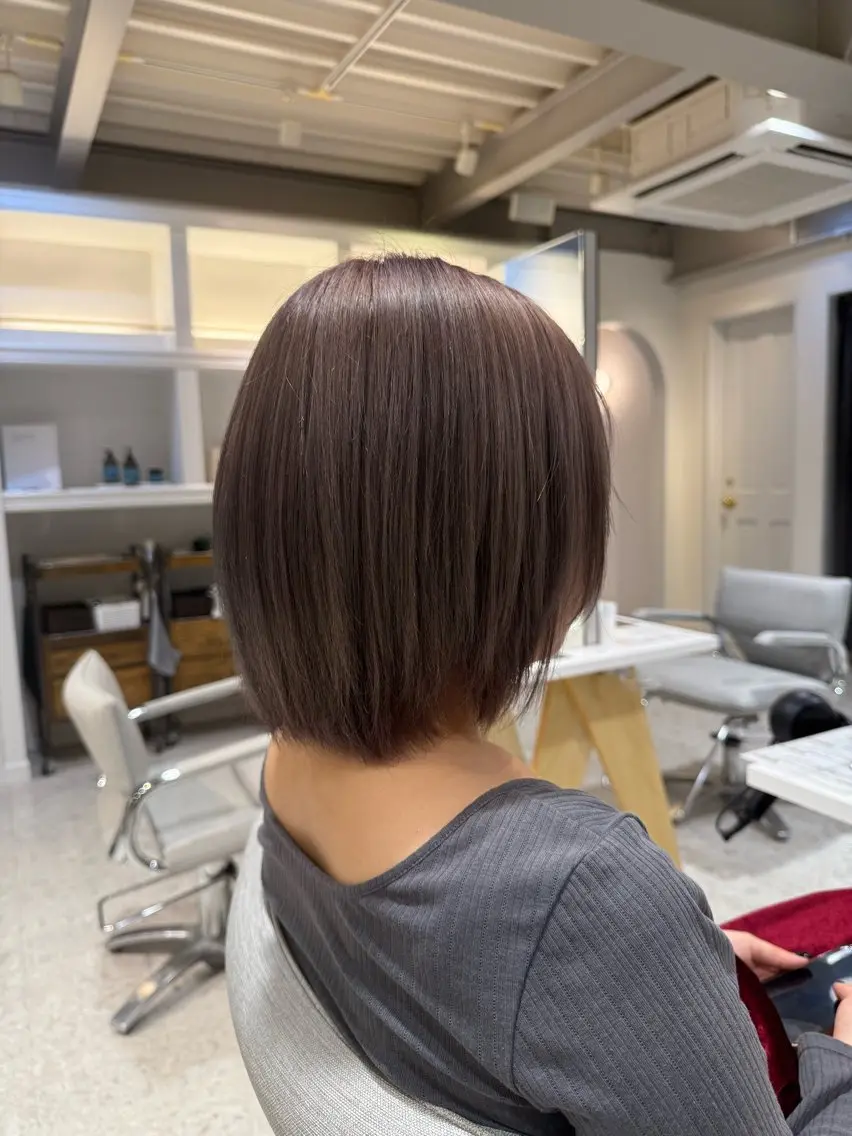 ショート カット ヘアカラー 髪質改善／似合わせ ／芝　圭佑のヘアスタイル
