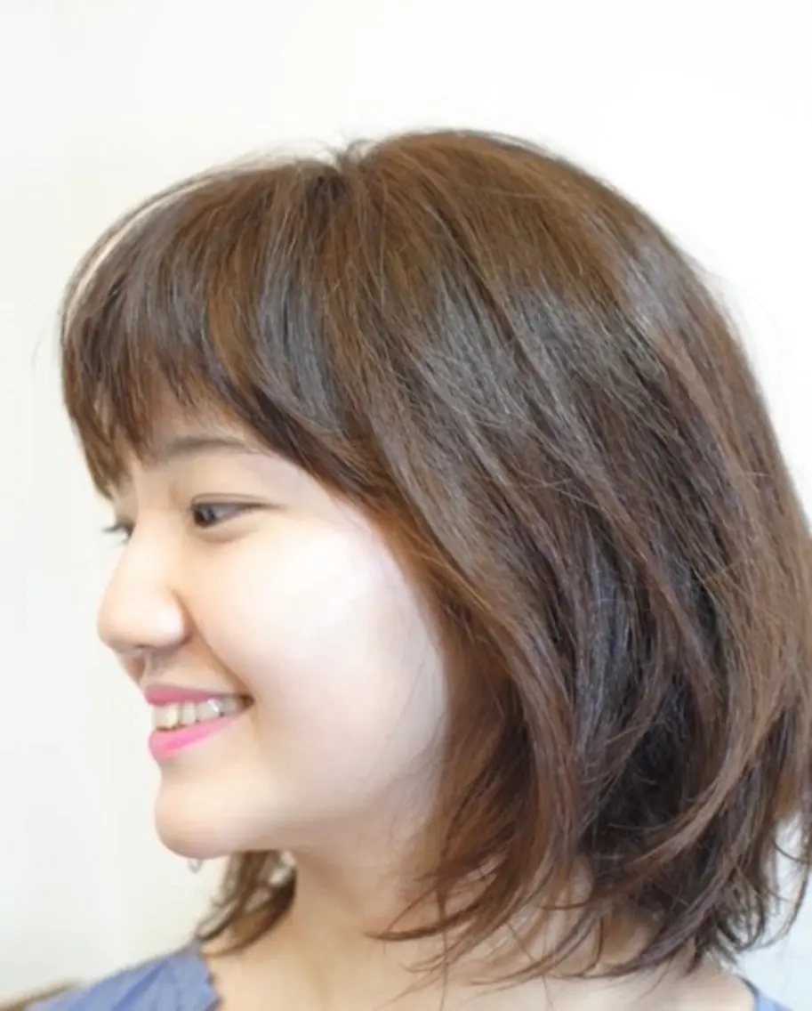 ミディアム 近藤 秀明のヘアスタイル