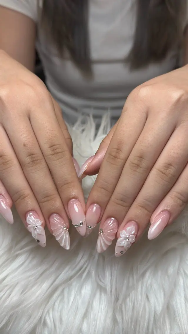 ネイル 長さ出し フレンチネイル グラデーション 韓国ネイル マグネットネイル ハンドネイル VB HEAVEN nailのネイルデザイン