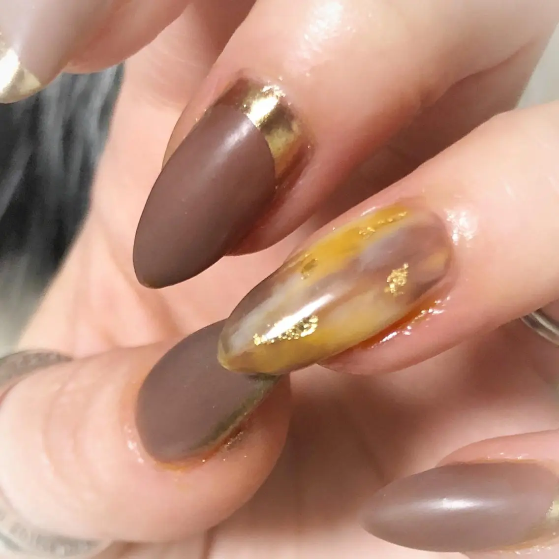 ネイル ニュアンスネイル JOLIESSE Ayumiのネイルデザイン