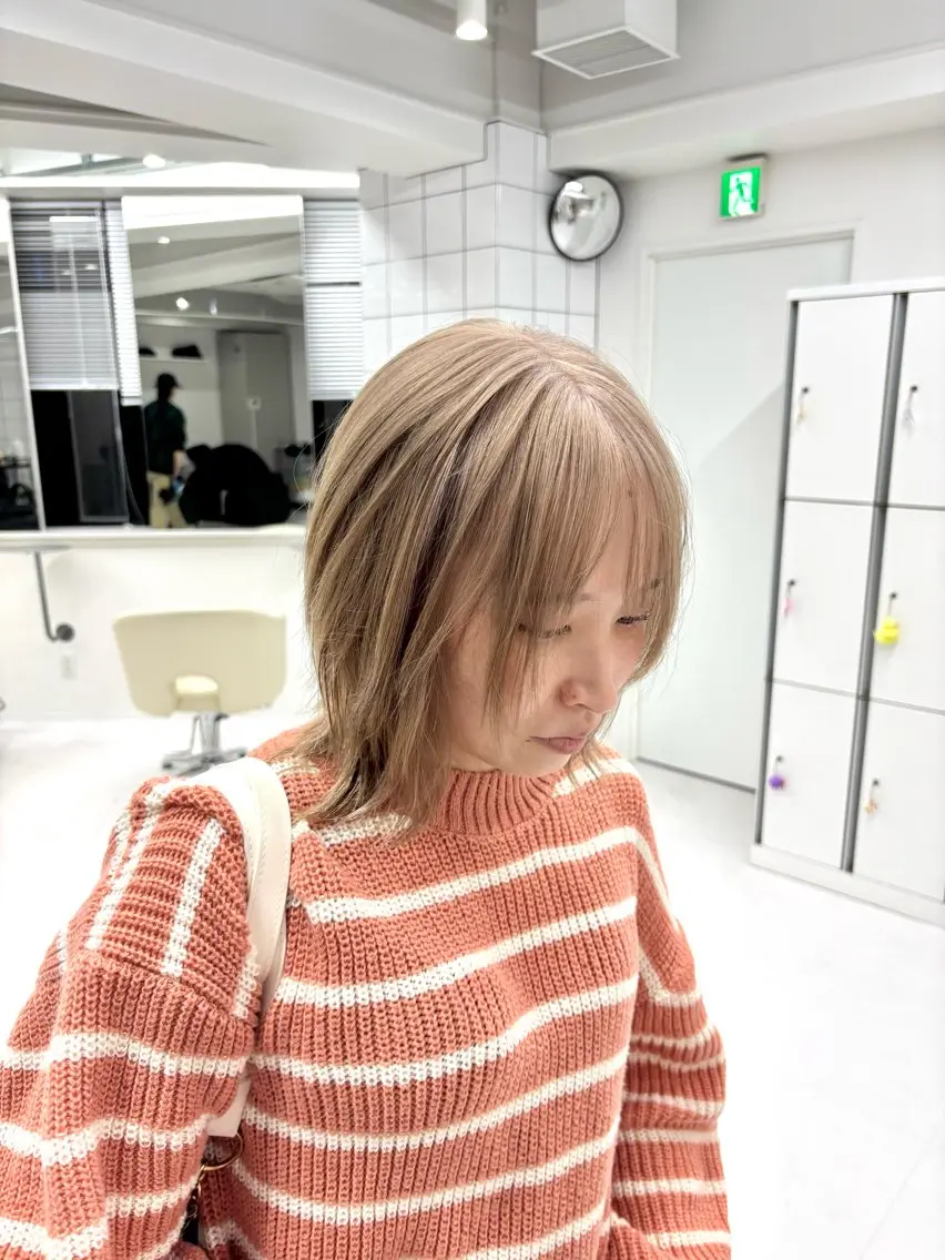 ショート カラー ヘアカラー トリートメント 飯牟田/メンズパーマ ブリーチ/GEAR.のヘアスタイル