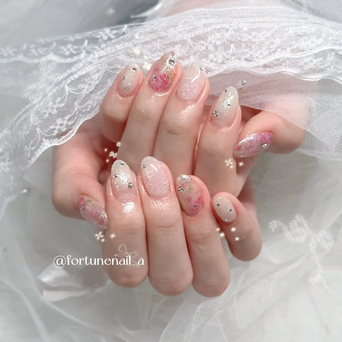ネイル ハンドネイル ✩.*🎀 aoi🎀のネイルデザイン