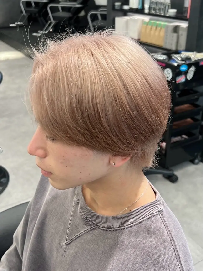 ショート カラー メンズ カット ヘアカラー メンズ特化👦🏻 和田 晃介のヘアスタイル