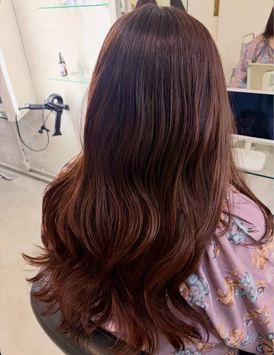 ロング カラー ヘアカラー porto まなみのヘアスタイル