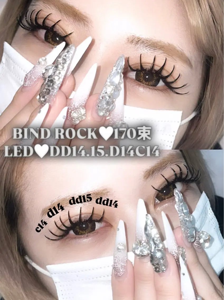 マツエク・マツパ 付け放題 バインドロック 束感まつ毛 BAMBI 🖤KAWAIのマツエク・マツパデザイン