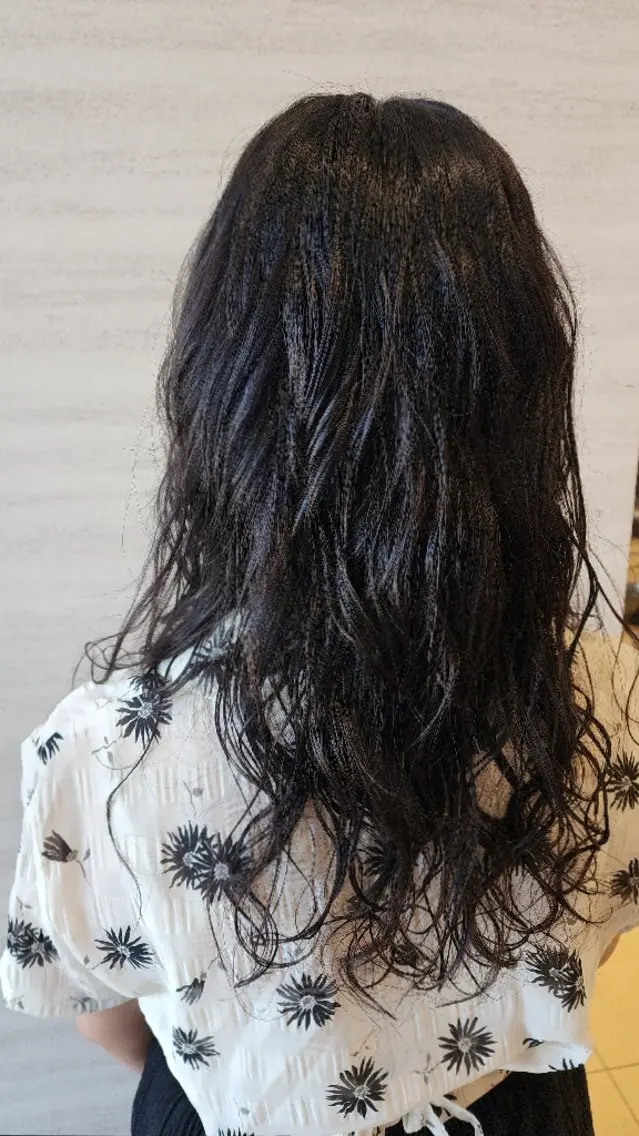 セミロング パーマ セミロングパーマ カット パーマ おおづの みかるのヘアスタイル