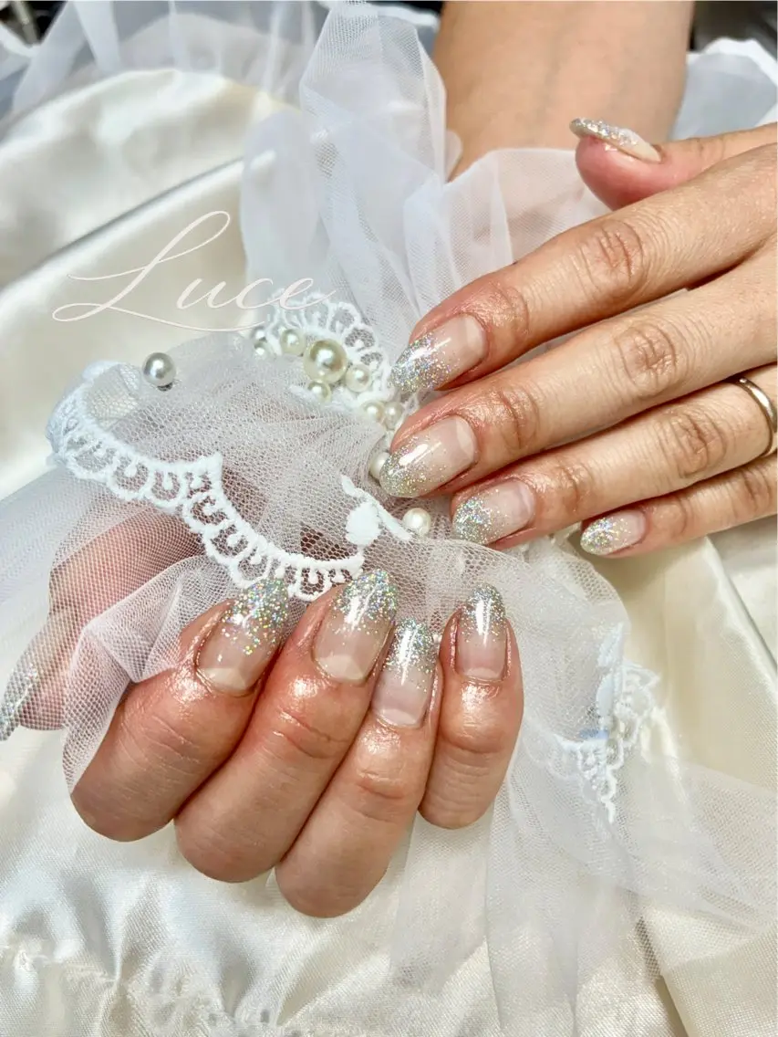 ネイル ラメ(グリッター) ラメグラデーション NAIL Luceのネイルデザイン