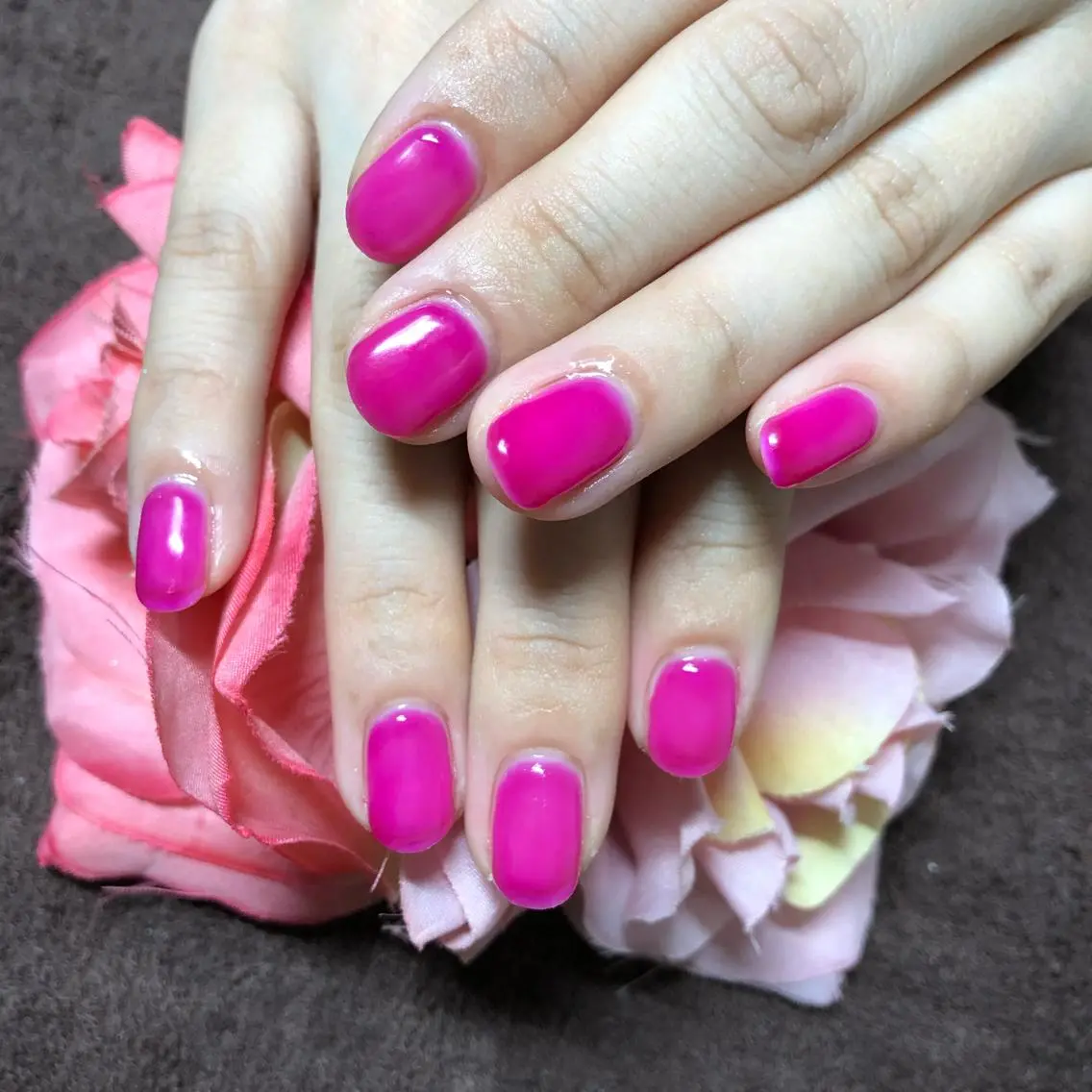 ネイル ワンカラーネイル ハンドネイル 《LB》ラブリエ Nail&eyeのマツエク・マツパデザイン