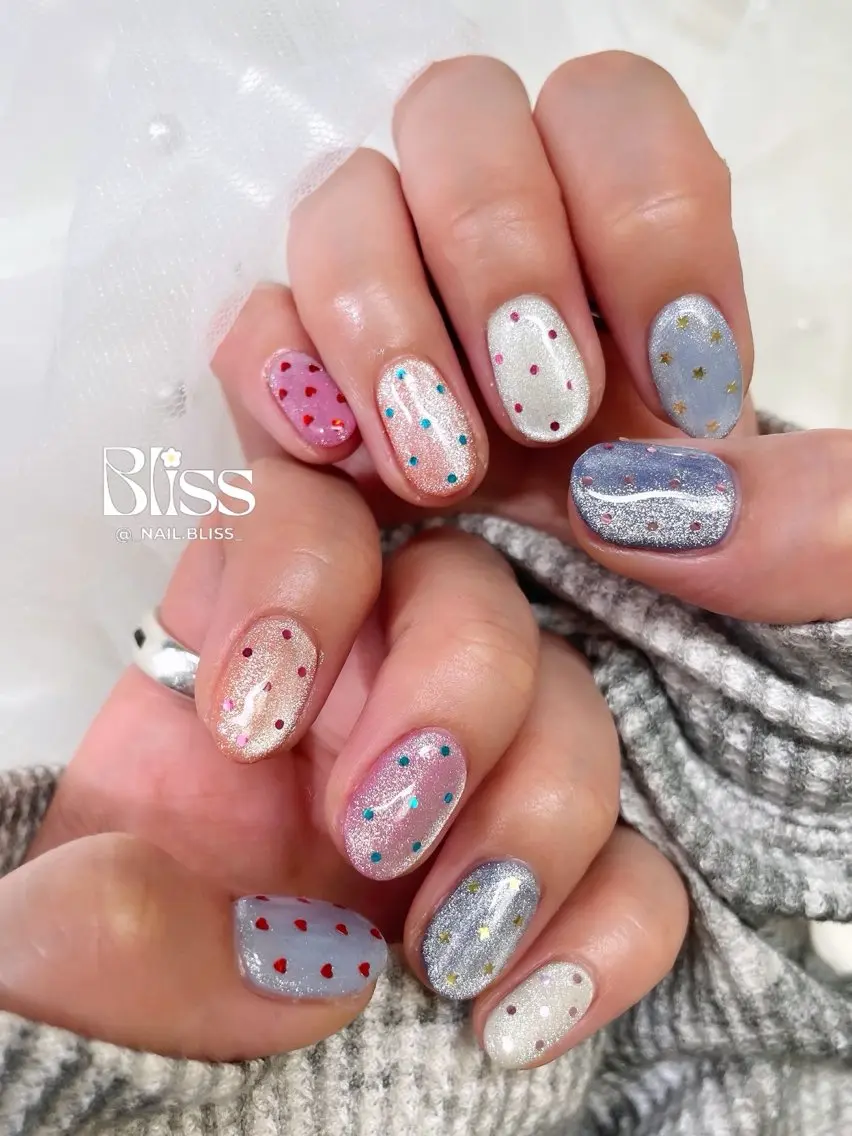 ネイル マグネットネイル 持ち込み ハンドネイル NAIL BLISSのネイルデザイン