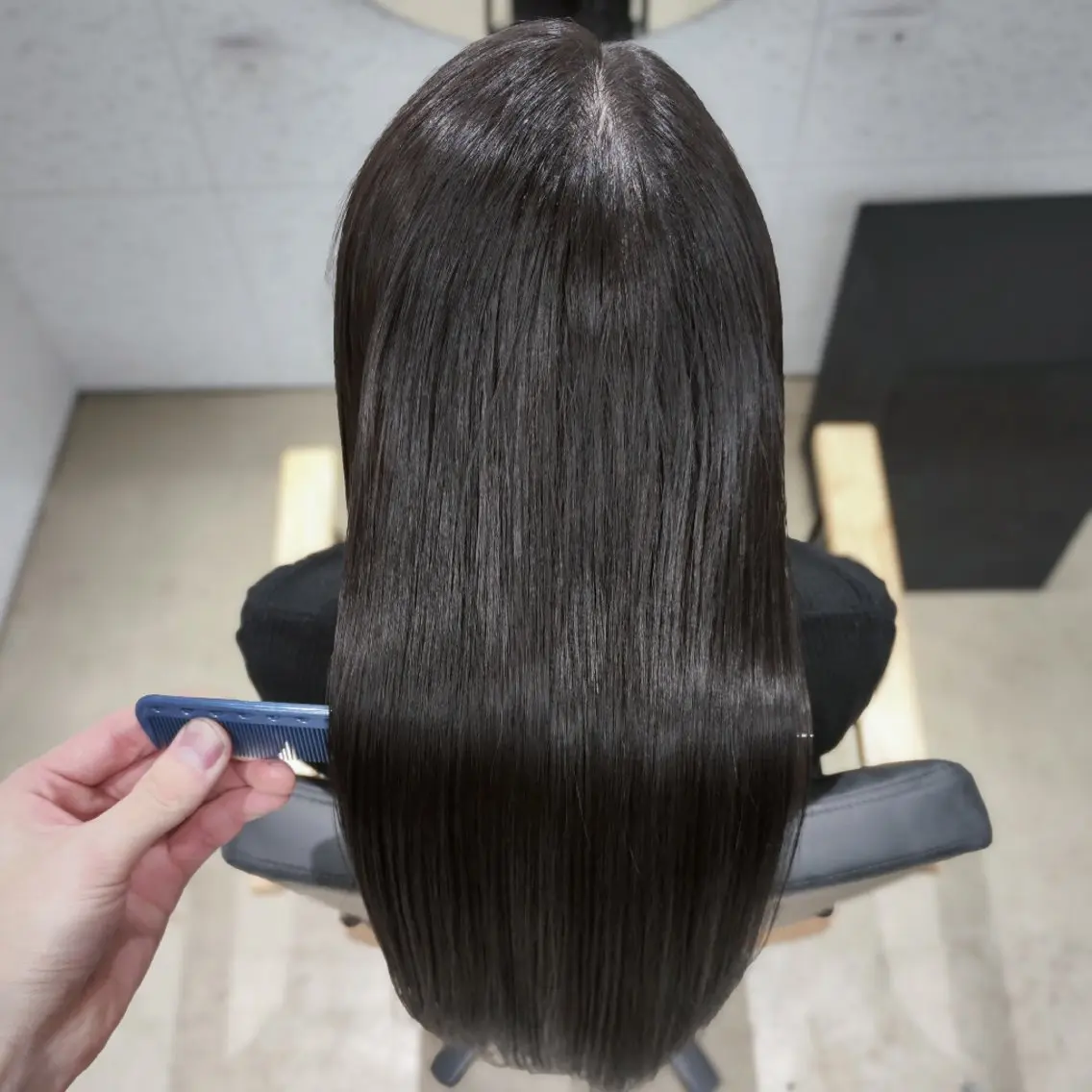 ロング デザインカット 髪質改善 トリートメント 角谷 貫太郎のヘアスタイル