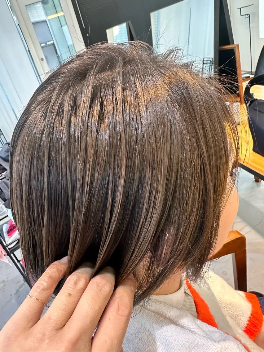 ショート カラー マンツーマンサロン 髪質改善⭐︎代官山のヘアスタイル