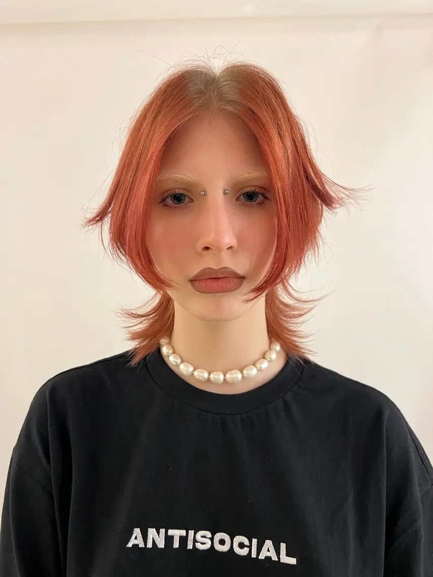 ミディアム カラー 圧倒的デザイン力 店長🎨RENAのヘアスタイル