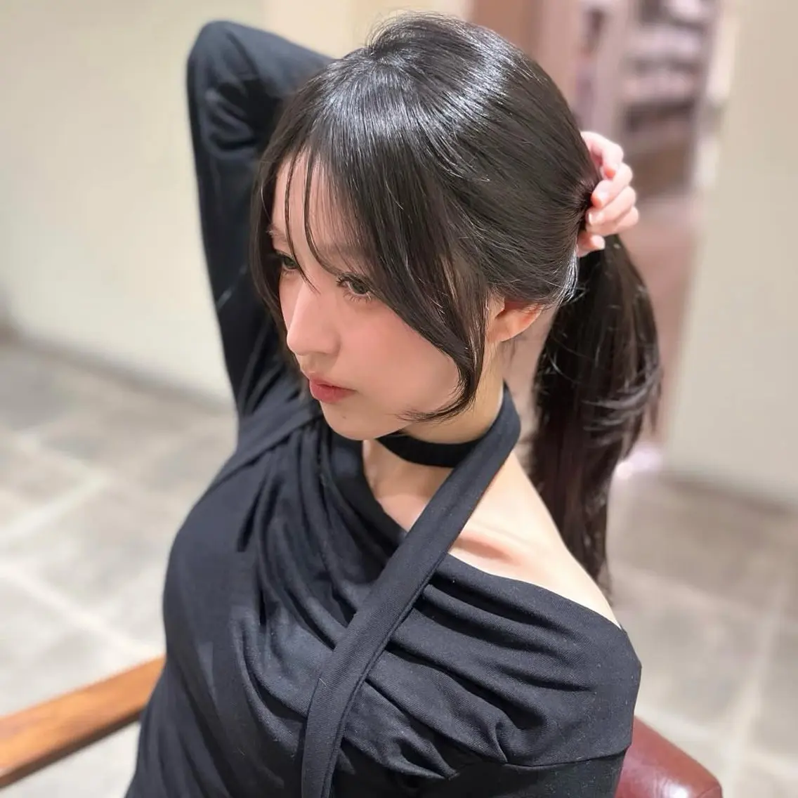 岡本 かのんのヘアスタイル