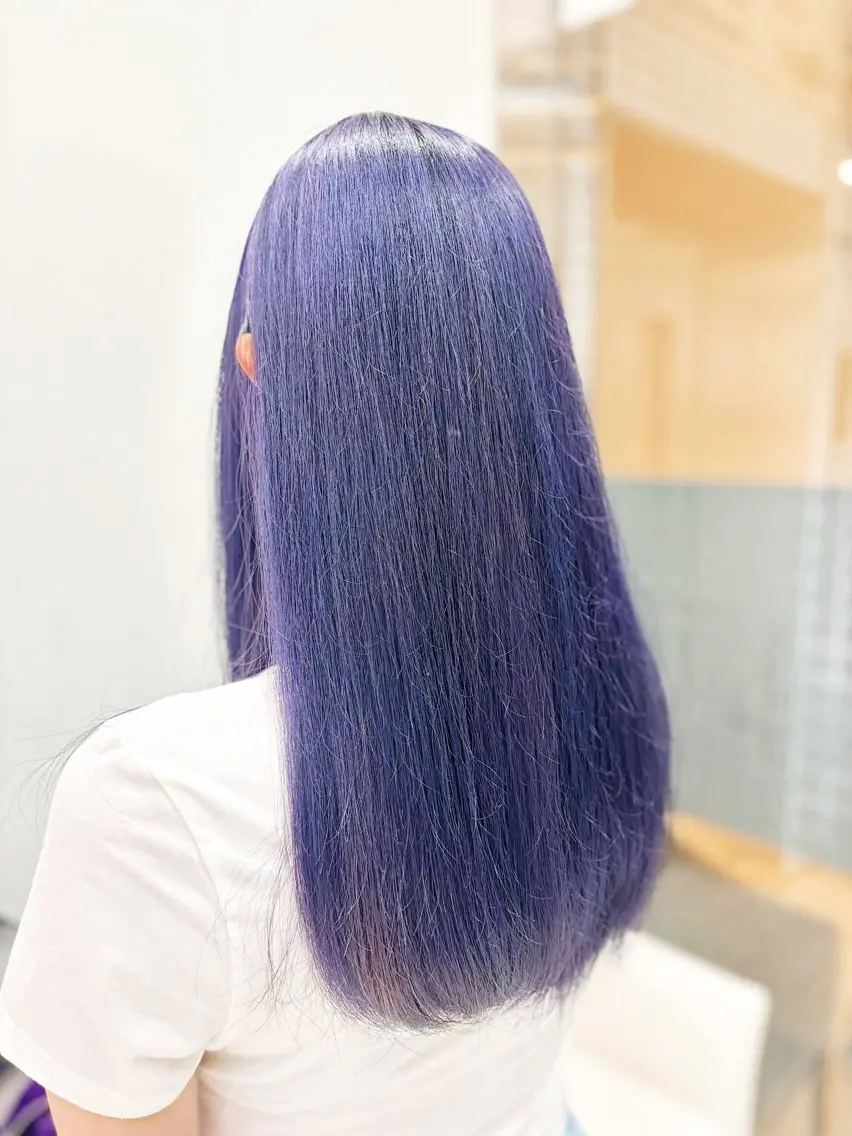 ロング カラー 🐈‍⬛SARA🎀 縮毛矯正のヘアスタイル
