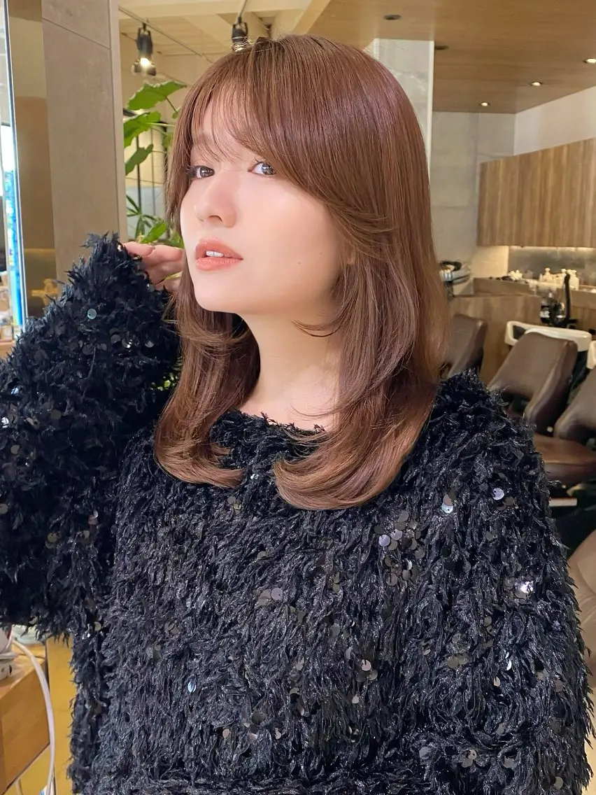 ミディアム 🌼アユム/レイヤー ハッシュカット🌼のヘアスタイル