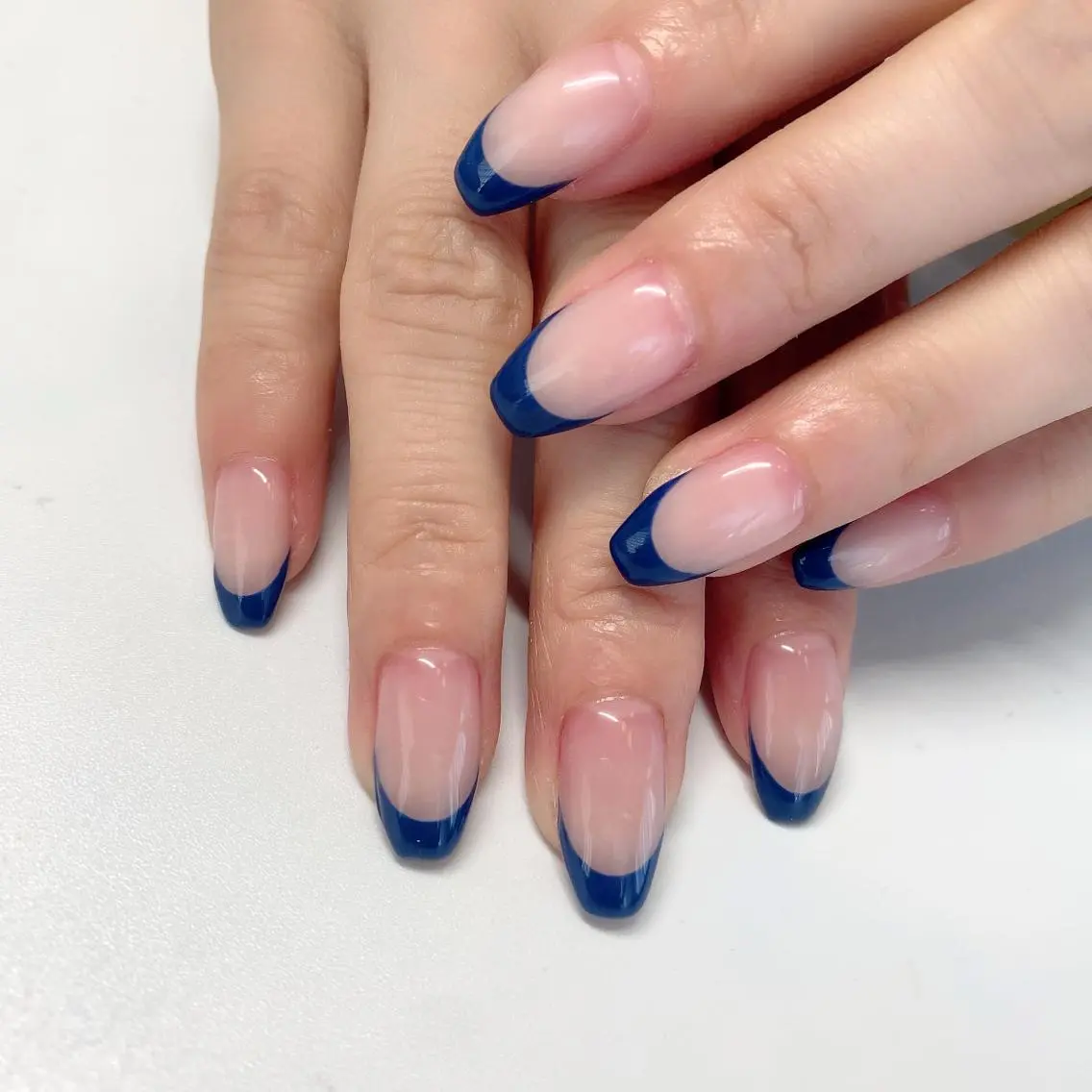 ネイル ネイビー Re HEURのネイルデザイン