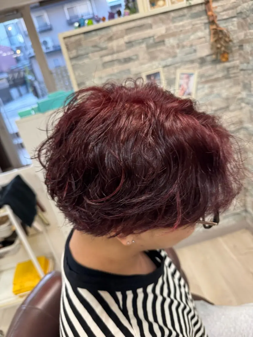 カラー パーマ メンズ カット ヘアカラー トリートメント ANSA  hair かいりのヘアスタイル