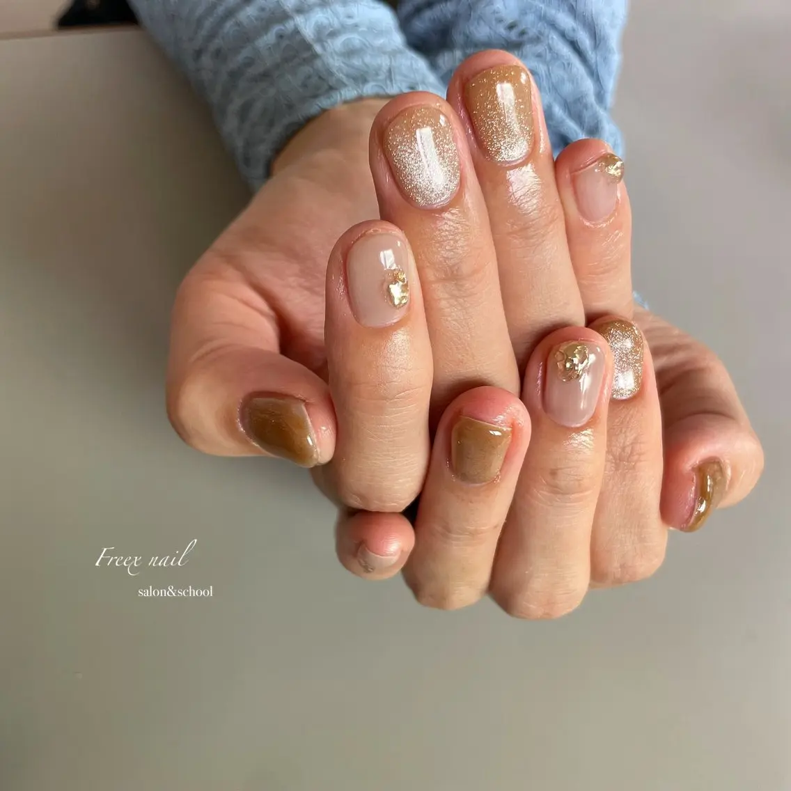 ネイル マグネットネイル freex nail /ニュアンス/個性派のネイルデザイン