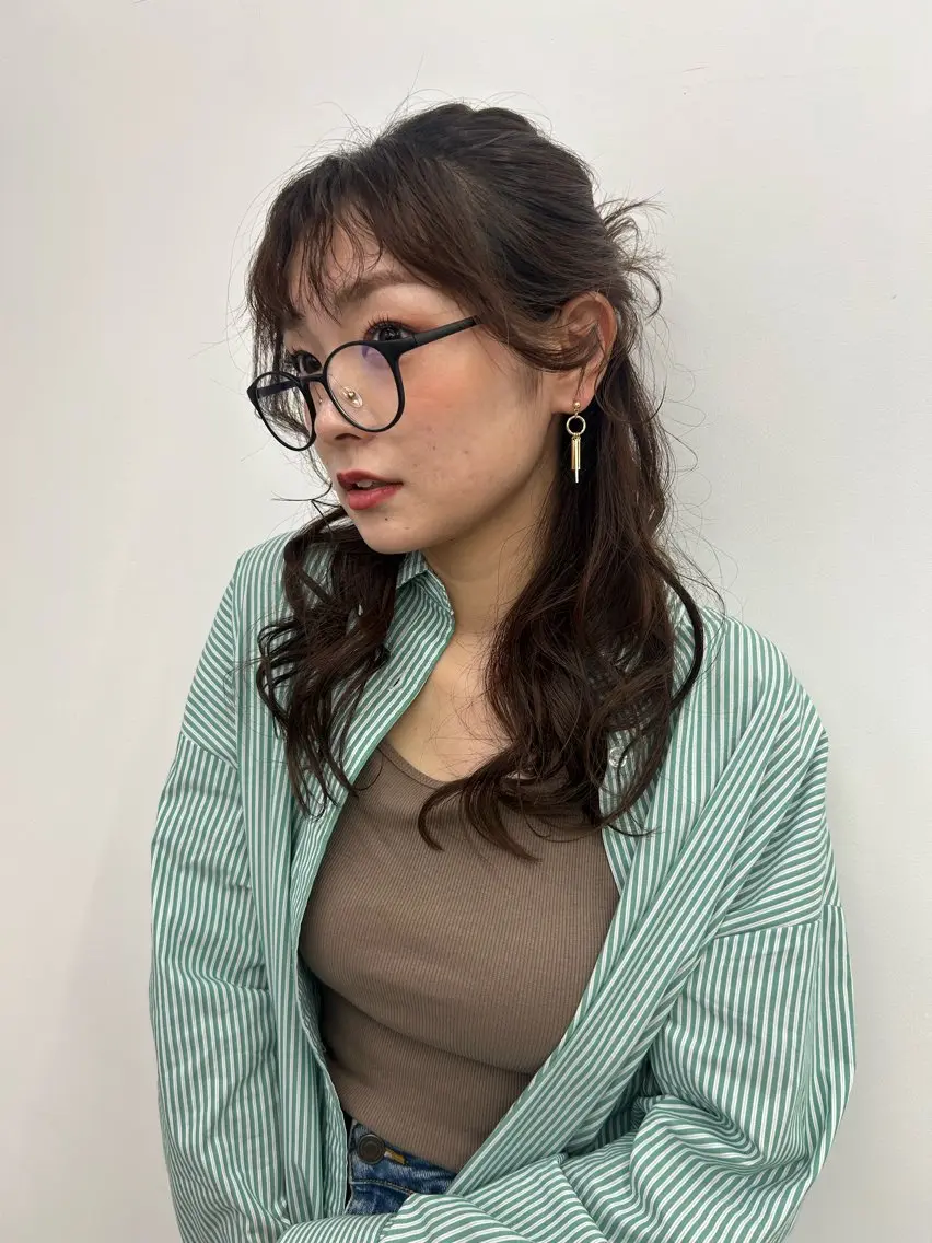 ロング ヘアアレンジ ヘアセット はるか/透明感カラー /ヘアアレンジ🤍のヘアスタイル