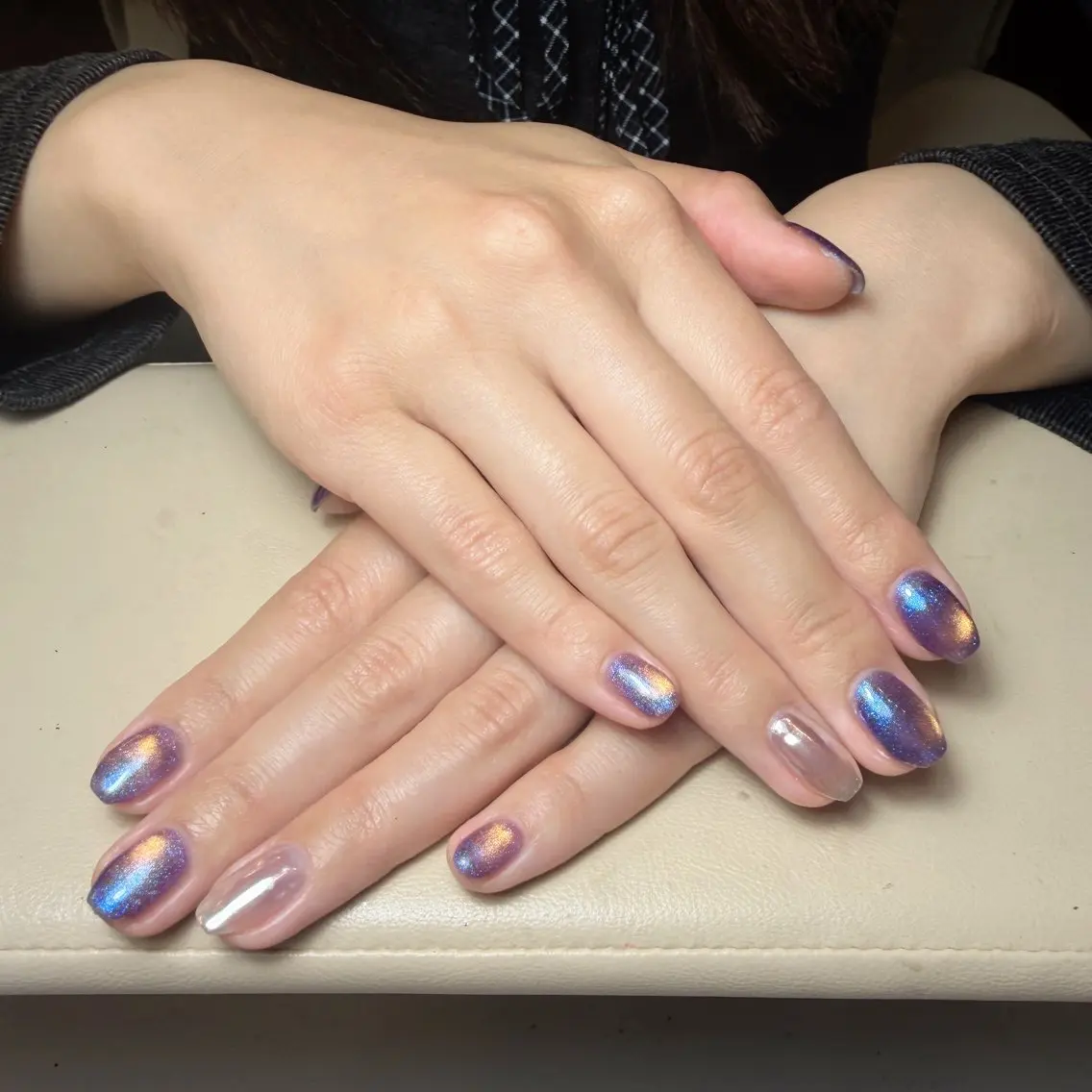 ネイル マグネットネイル ミラーネイル ハンドネイル Luana / ayanaのネイルデザイン