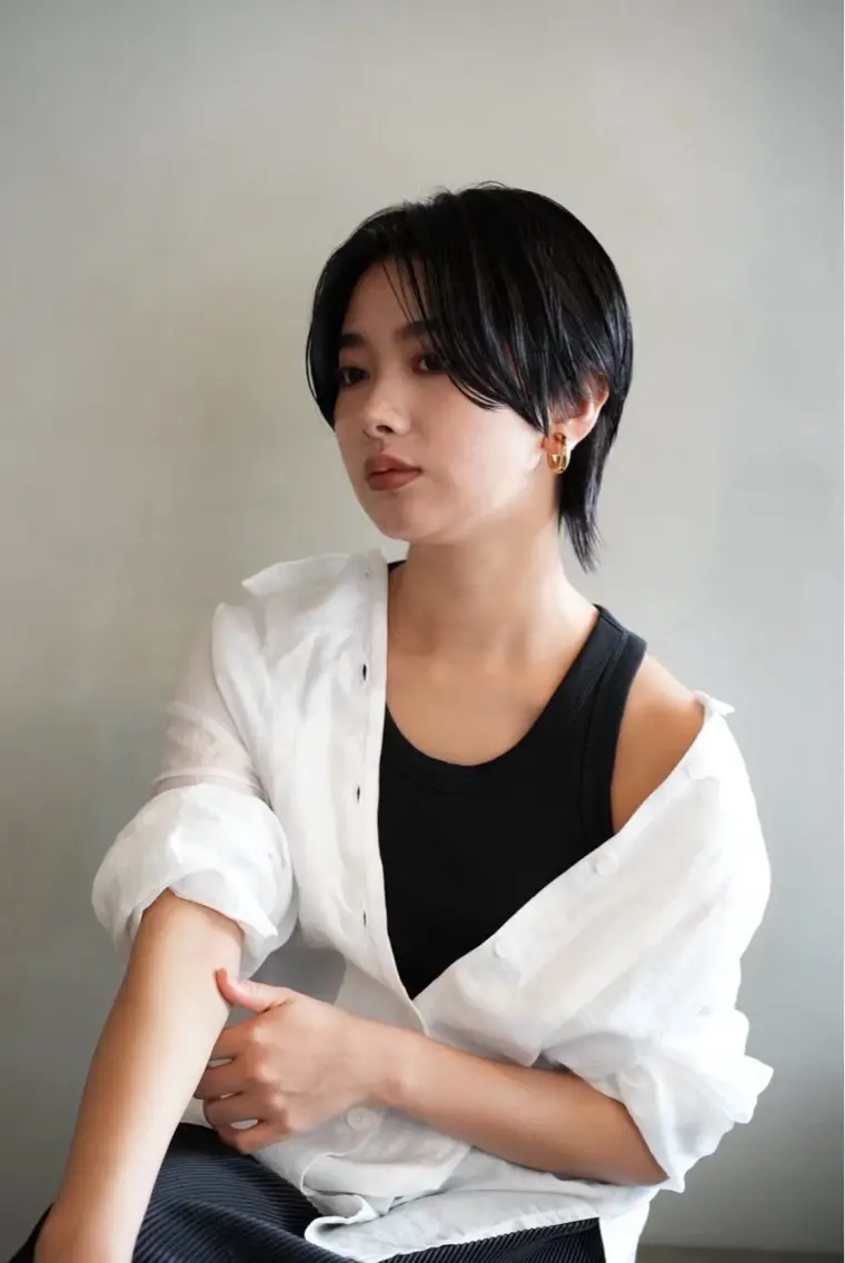 ショート カラー 加賀 千聖 /soigneのヘアスタイル