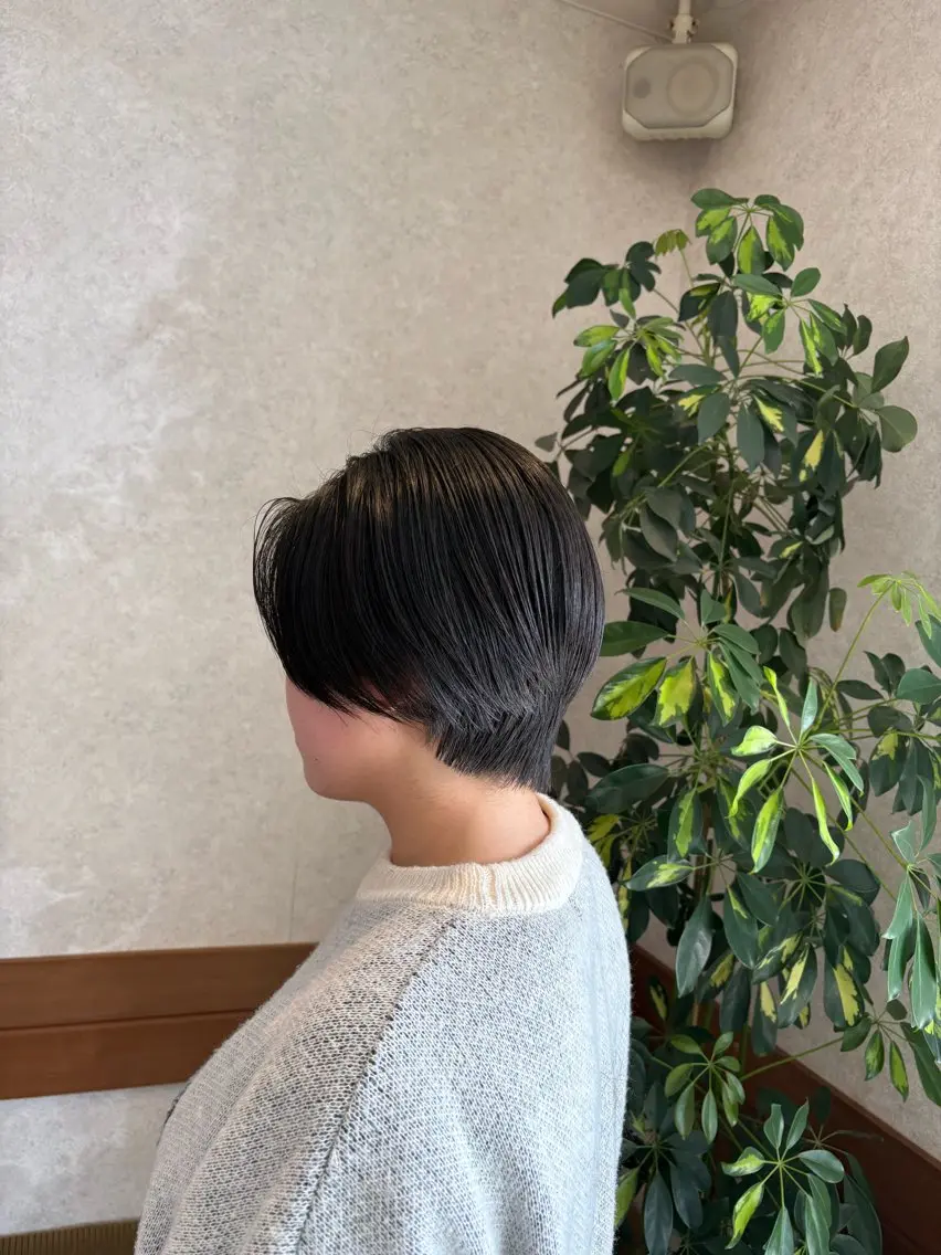 ショート ハンサムショート ショートヘア カット トリートメント 阿部 叶夢のヘアスタイル