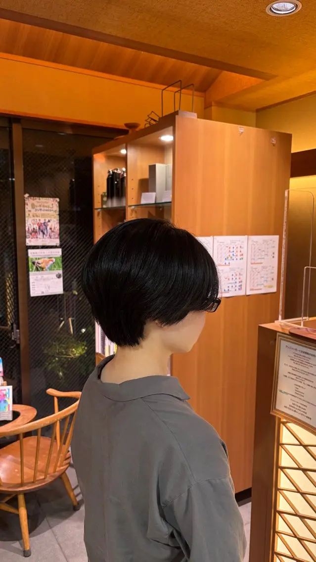 ショート ハンサムショート ショートヘア カットモデル募集中 /中村倫子✩.*˚のヘアスタイル