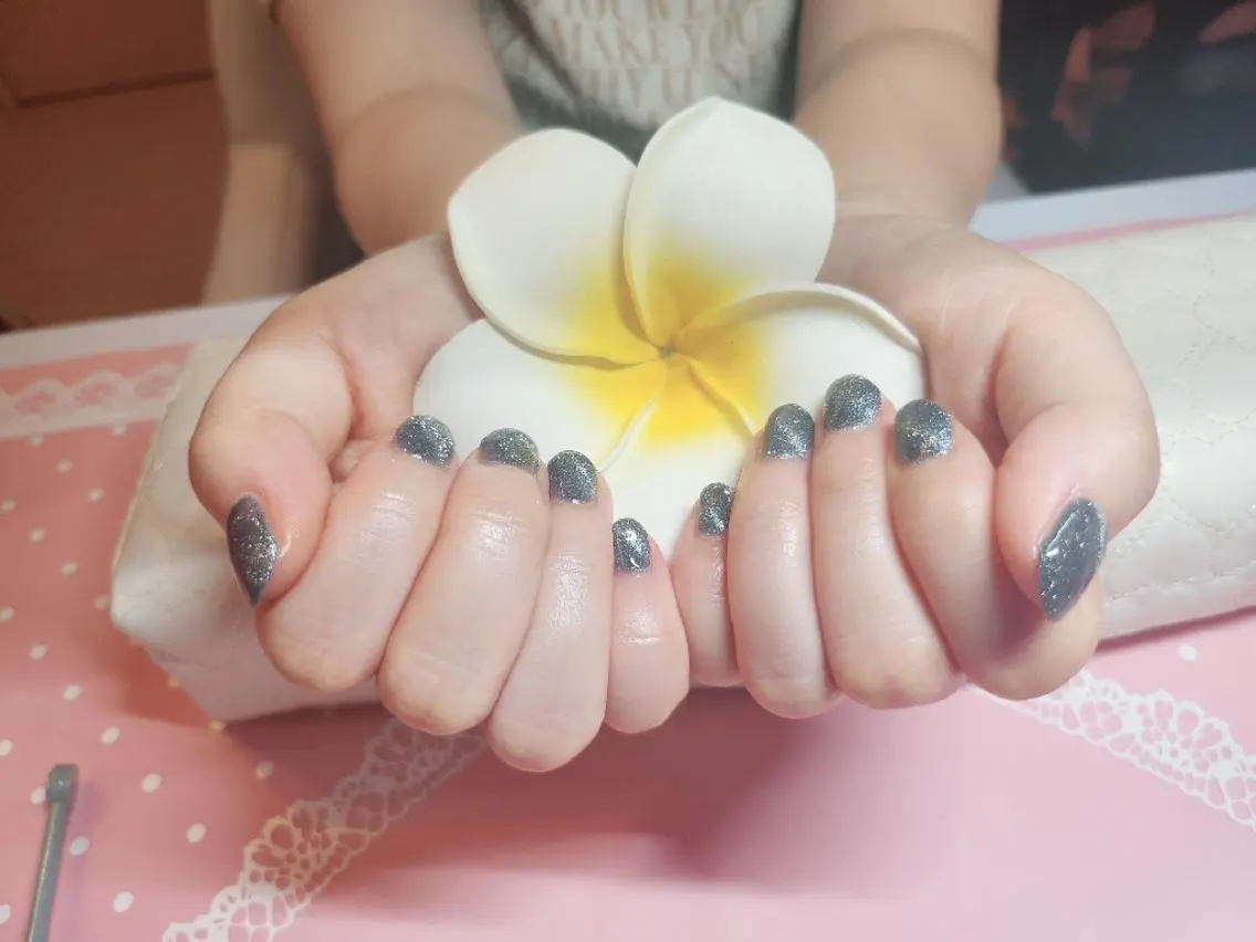 ネイル マグネットネイル ハンドネイル nail salon Luanaのネイルデザイン