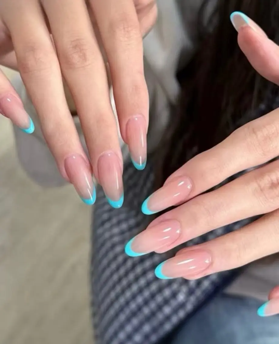 🎀[チップスカルプ]カラーグラデーション+パーツ2個の写真