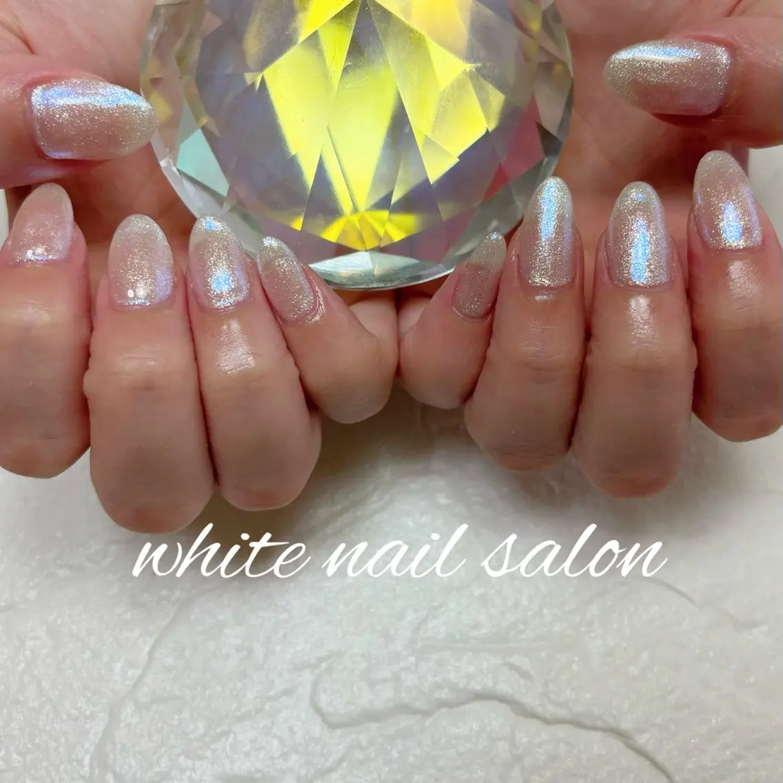 ネイル ホワイト ハンドネイル white nail salonのネイルデザイン