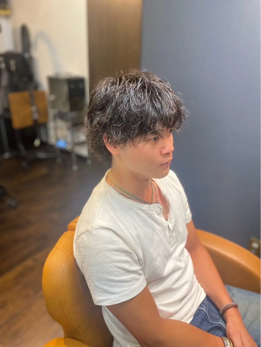 パーマ メンズ 【メンズパーマ】 山下勝勲のヘアスタイル