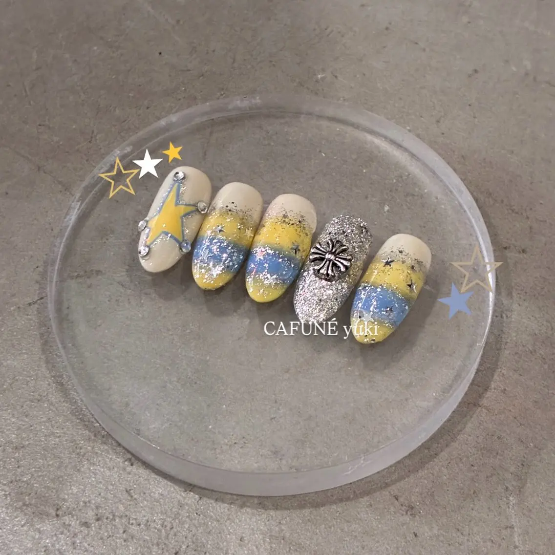 ネイル ハンドネイル 🎼CAFUNÉ_ TOKYO.•*¨のネイルデザイン