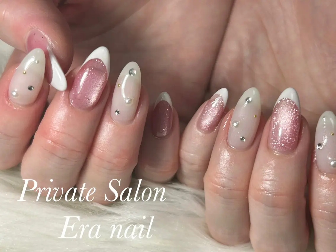 ネイル フレンチネイル ハンドネイル Era nailのネイルデザイン
