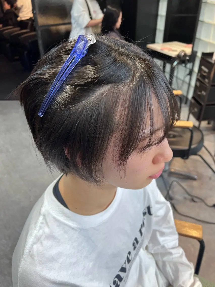 🐚ポイント縮毛矯正➕カット(耳前からかけられます👂)の写真