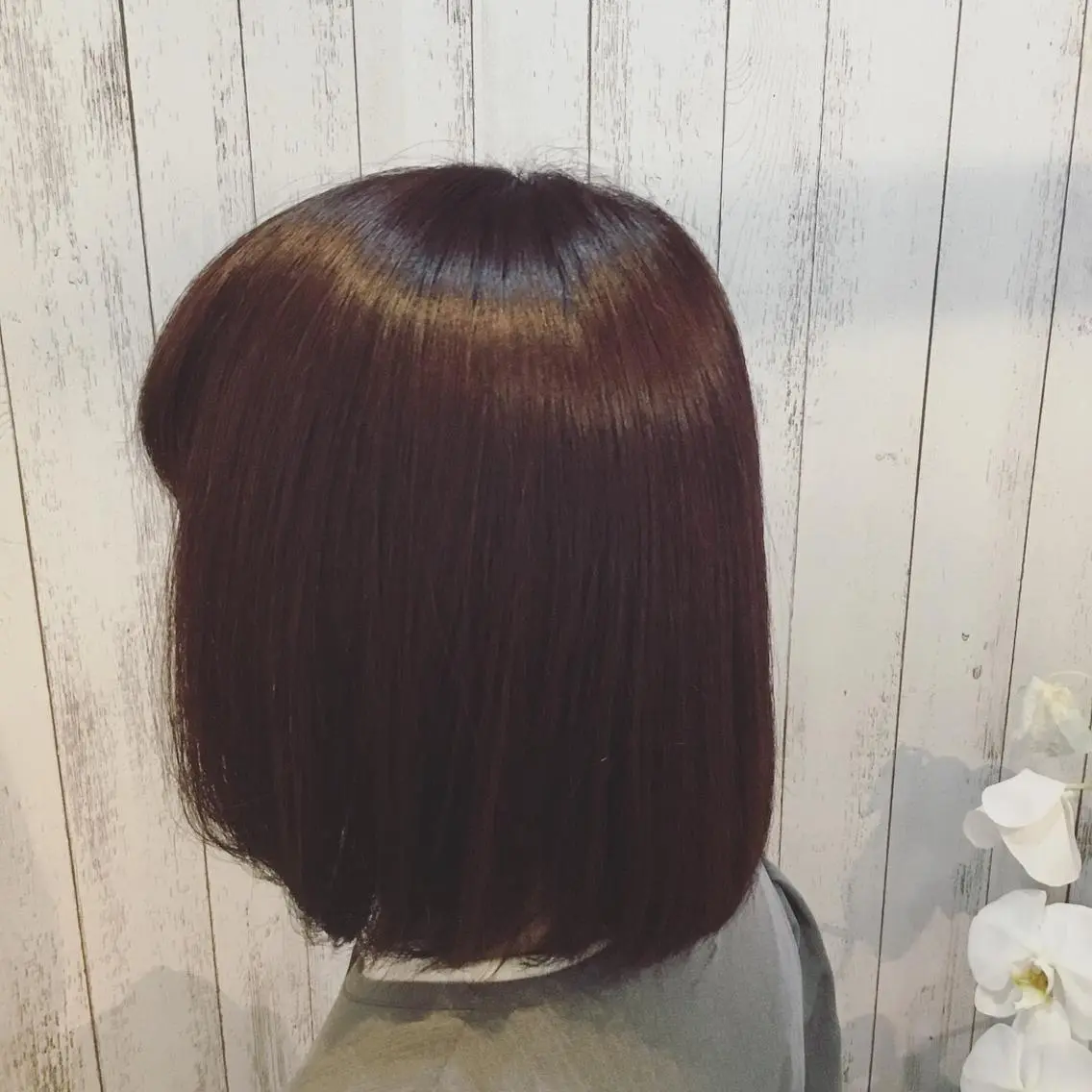 ミディアム カラー embrace エンブレイスのヘアスタイル