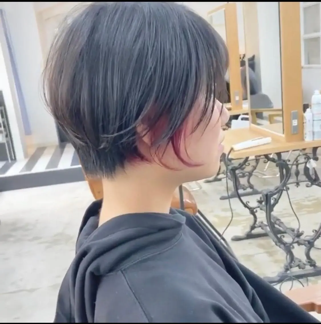 ショート カラー ショートボブ ハンサムショート 黒髪 ボブ 似合わせカット ショートヘア、ボブ こやさん　コヤマのヘアスタイル