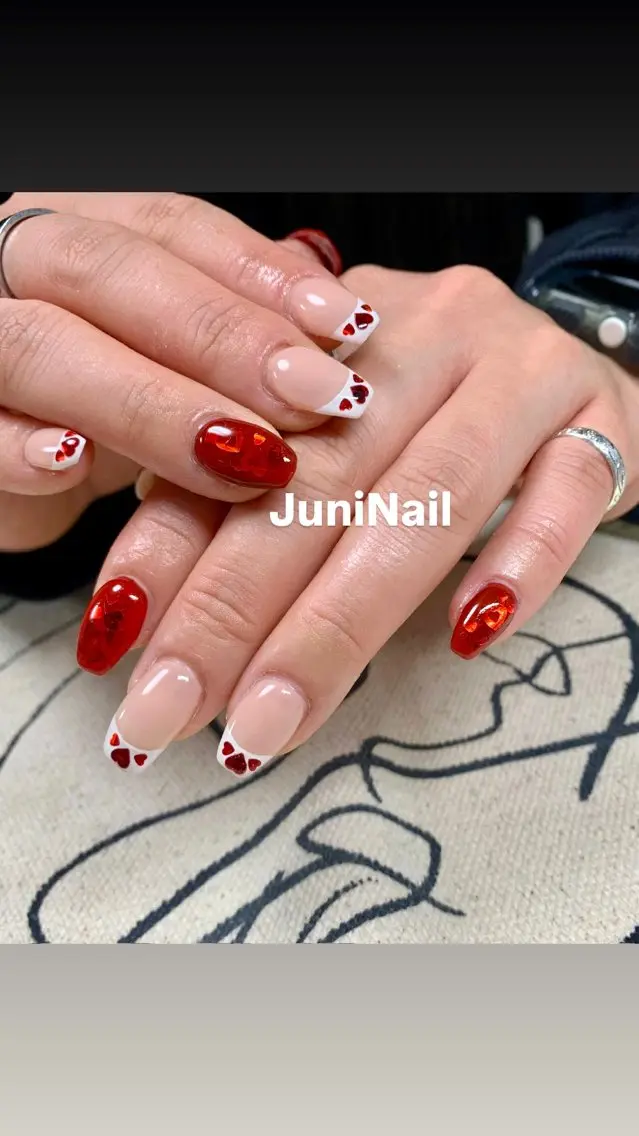 ネイル ハンドネイル JuniNail 주니네일🇰🇷suのネイルデザイン