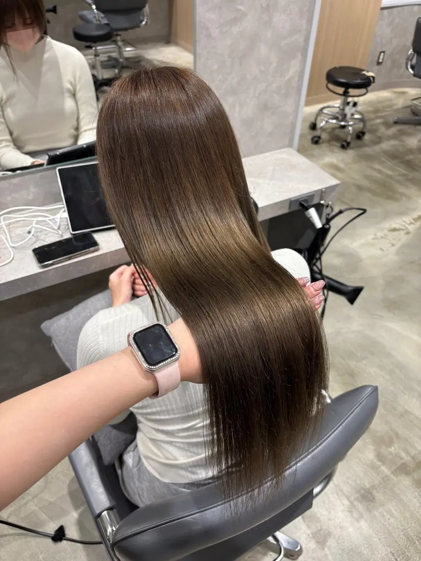 カラー ベージュカラー ミルクティーベージュ ヘアカラー より♡ モデル募集中🎀のヘアスタイル