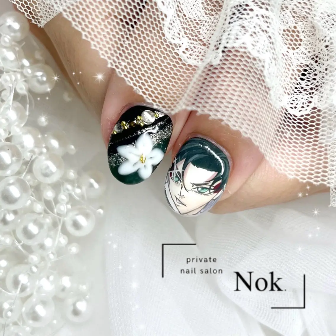 ネイル ハンドネイル 池袋痛ネイル Nok. 渡辺のネイルデザイン