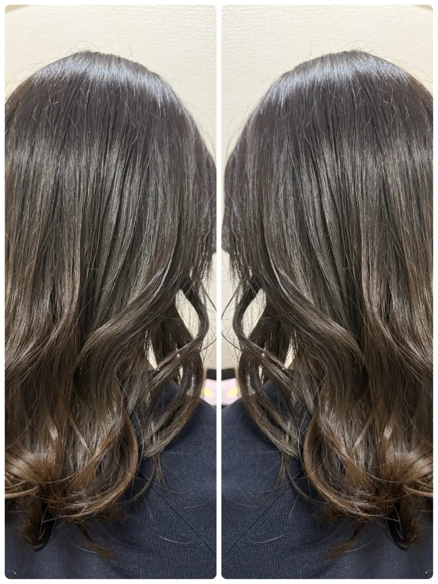 セミロング 艶カラー🕊️ ✴︎Yukari✴︎のヘアスタイル
