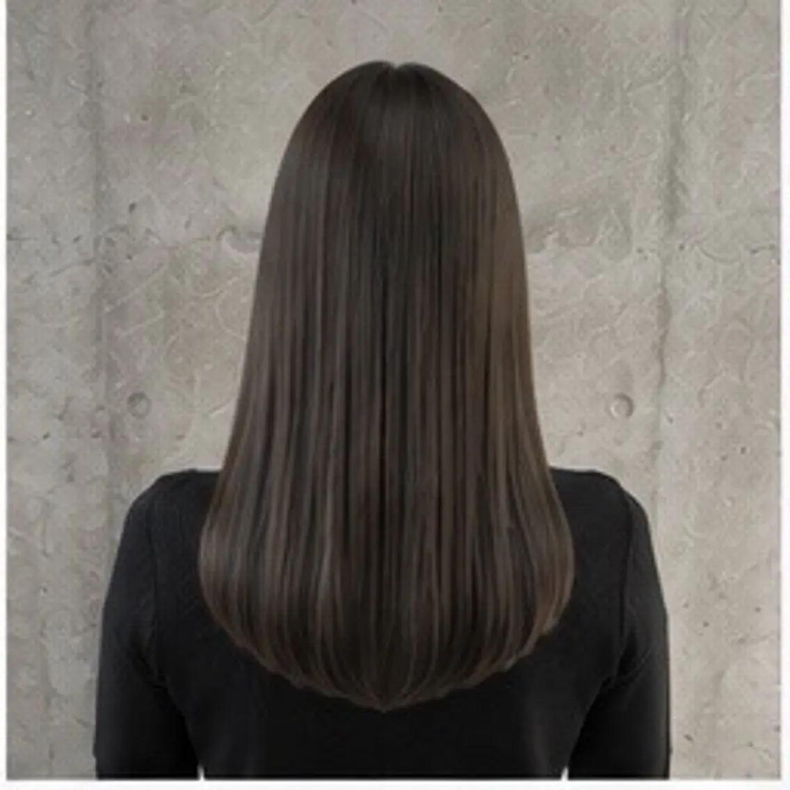 ミディアム カラー パーマ カット ヘアカラー トリートメント 透明感カラー レイヤー/コウスケのヘアスタイル
