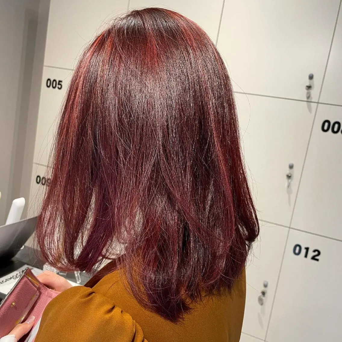 セミロング カラー レイヤー×髪質改善 ×透明感/杉田 圭のヘアスタイル