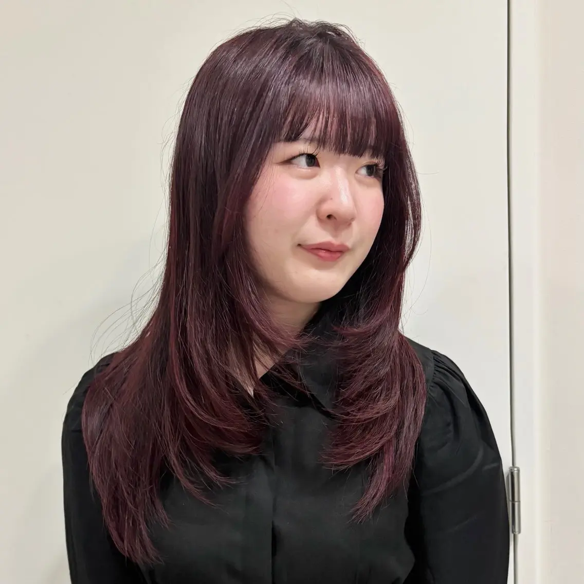 ロング カラー カット うる艶カラー/ レイヤー/アスカのヘアスタイル