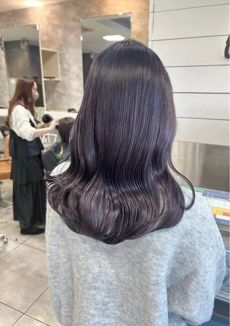 ロング カット ヘアカラー 🫧艶髪カラー🫧 森本くるみのヘアスタイル