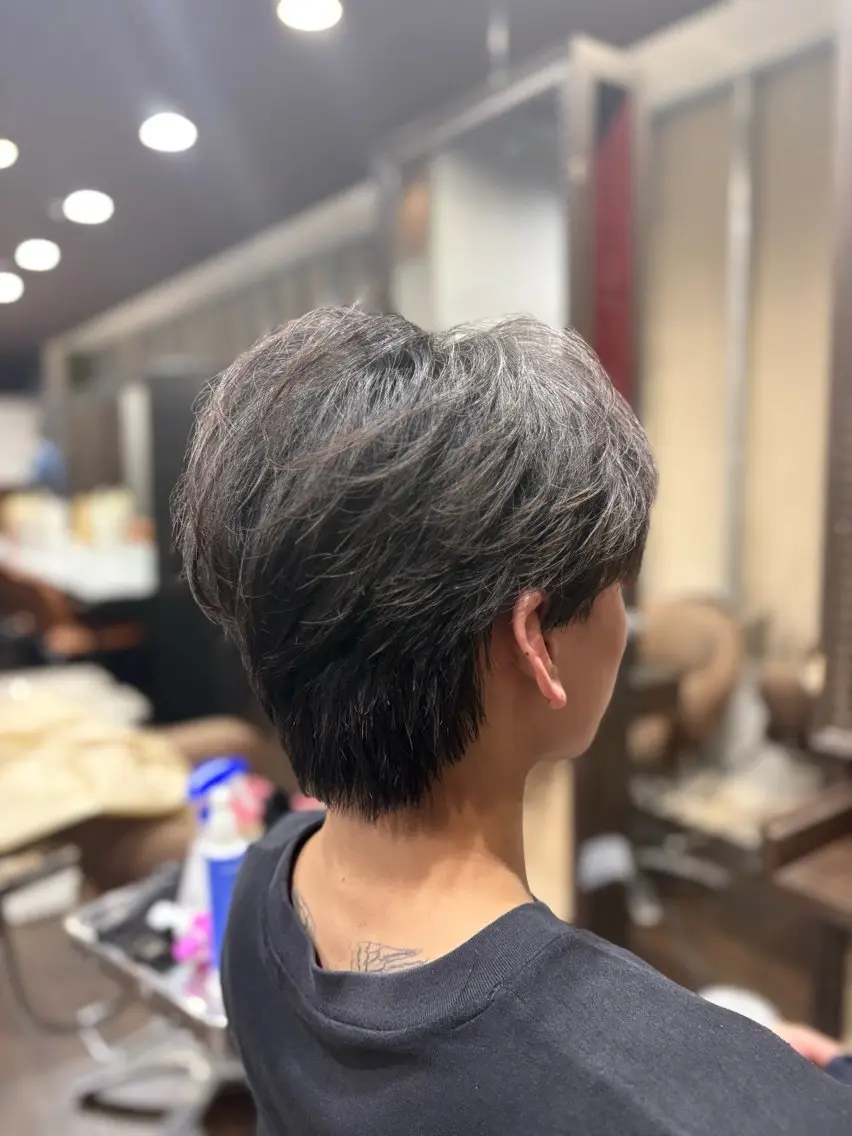 ミディアム メンズ レディースカットモデ ル募集🎀✨雛子のヘアスタイル