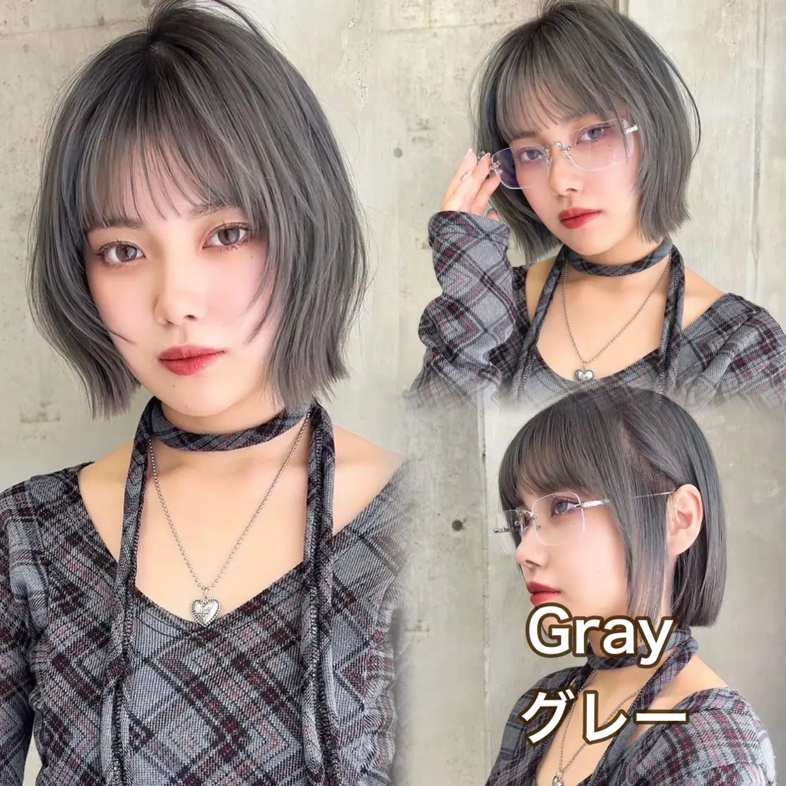ショート ブリーチなし 透明感カラー/艶髪のヘアスタイル