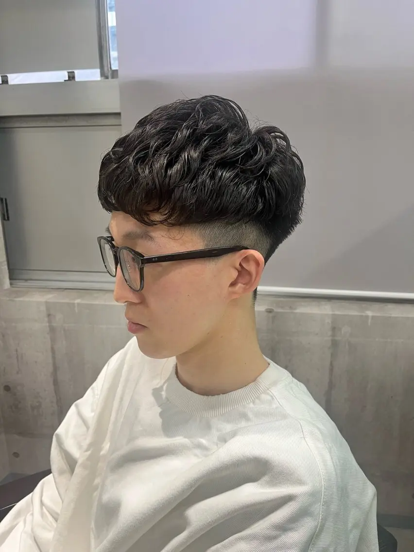 ショート パーマ カット パーマ ヘッドスパ ヘアセット newi赤羽 HINATAのヘアスタイル